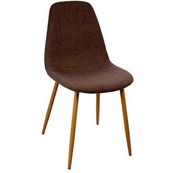 Set di sedie in velluto taupe