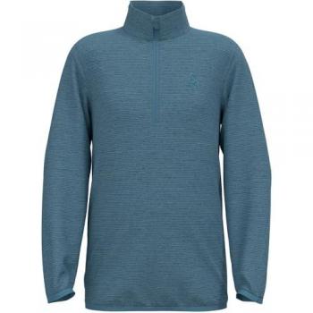 ODLO Kinder Unterzieh Zipshirt Roy Kids Stripe blau | 152