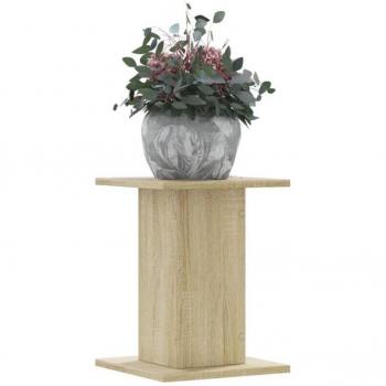 Soportes de madera roble Sonoma para plantas Torana 2 uds 30x30x40 cm