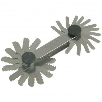 Starrett 156M Precision Screw Pitch Meter – 28‑Leaf, Locking Mechanism