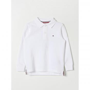 Polo Tommy Hilfiger Kb0kb09083 YBR, colore bianco, taglia 16