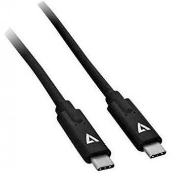 V7 V7UCC-2M-BLK-1E Cable USB a USB-C 2m Negro