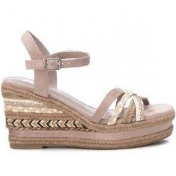 Xti Sandali da Donna con Zeppa 12861 Taupe EU 37