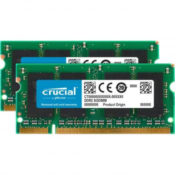 Módulo de memoria Crucial 4GB (2x2GB) DDR2 SODIMM 800MHz