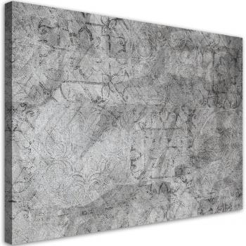 Gray Texture Canvas Wall Decor