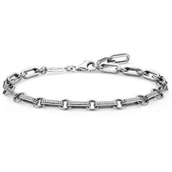 Pulsera Rebel at Heart de Thomas Sabo en plata ennegrecida