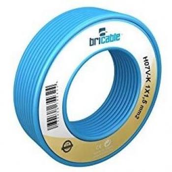 Cable Flexible Unipolar 1x1,5mm 5m Color Azul