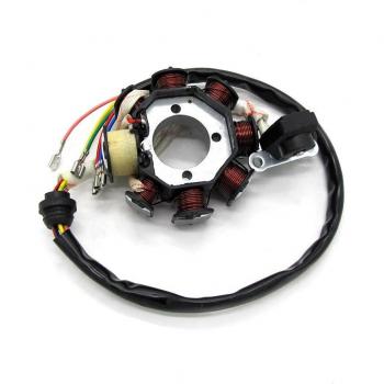 Bobina de Estator 12V, 8 Polos, Cobre para CG125, 150, 250CC, Motocross y ATV