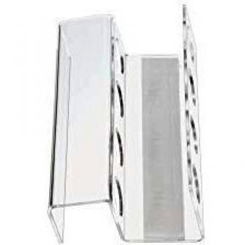 MAUL Stiftehalter aus Acryl für 4 Stifte, glasklar magnethaftend, zur Aufbewahrung von Whiteboard