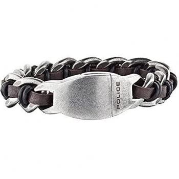 Bracelet de sécurité pour agents de police, acier inoxydable, 21 cm