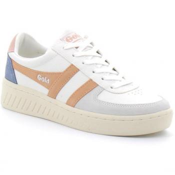 Baskets à lacets pour femmes Grandslam blanc-perle CLA415AU