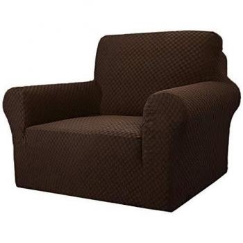 MAXIJIN Jacquard Armchair Cover, Super Stretch Non Slip Chair Slipcover with Arms, Pet Friendly 1-Piece Elastic Sofa Protector