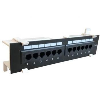 DSIT Rack‑Patchpanel CAT 5e, 12‑Kanal‑UTP