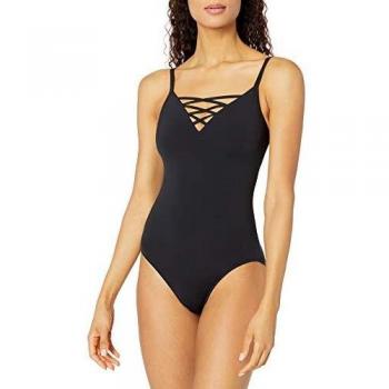 Seafolly Active DD Maillot Costume da Bagno Bambino, Nero (Black Black), M/L (Taglio Produttore: 42/44) Donna
