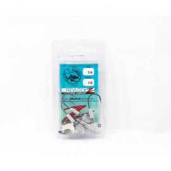 Revlockz HD NC Testa Jig Tackle Tactics 1/4 oz 1/0 3 pz