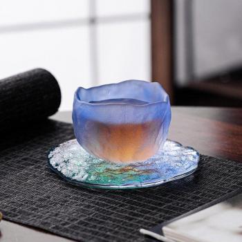 Taza de Té Campestre Verde Rosa