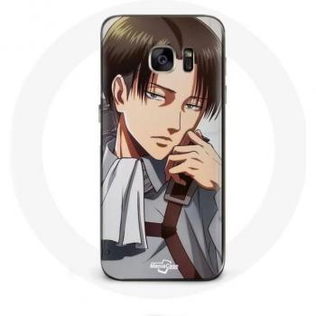 Attack on Titan Levi Ackerman Phone Case for Samsung Galaxy S6