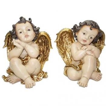 Statua Angelica Golden Natale