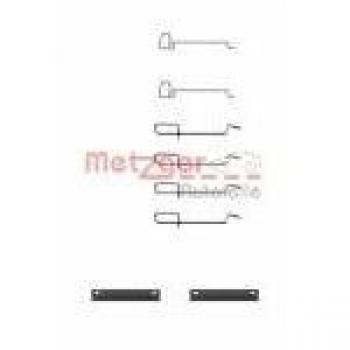 METZGER 109‑1070: Pack de Accesorios y Pastillas de Freno