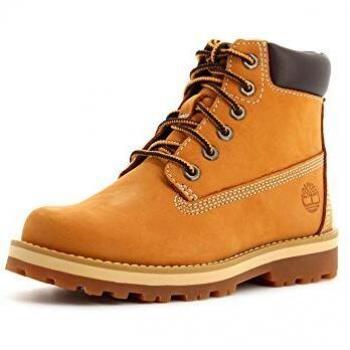 Botas de niño Timberland Courma Kid 6 In, Nobuck Amarillo, EU 34