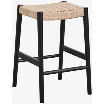 Sklum Seat 65 cm – Chêne robuste avec finition en corde tressée