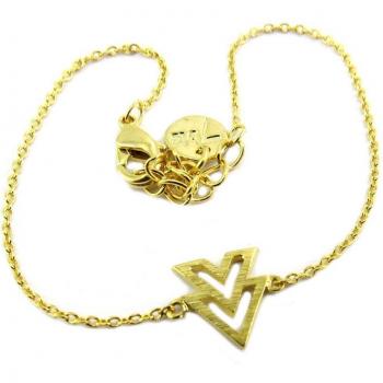 Artisan Boho Golden Arrow Bracelet – 10x9mm