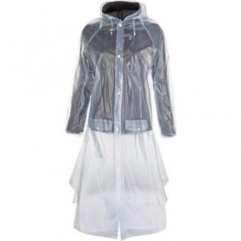 Wasserfeste Reitjacke mit transparentem Design