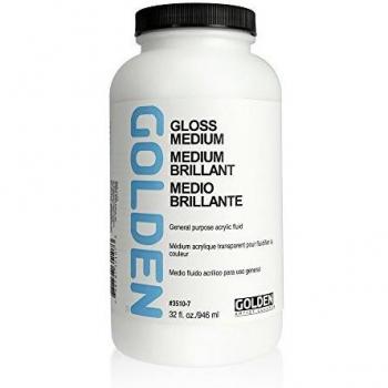 Golden Fluid Medium, 946ml, Gloss