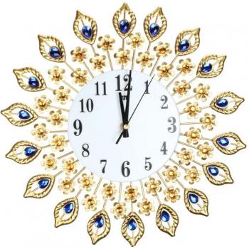 Luxury Diamond Peacock Unique Wall Clock