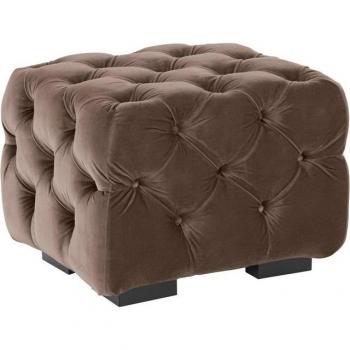 Klassischer Chesterfield Hocker Kalina