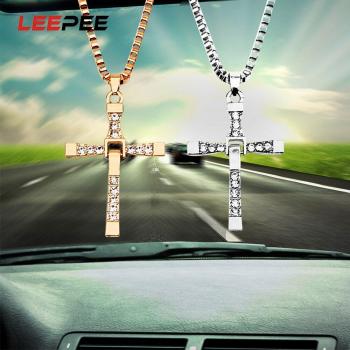 LEEPEE Auto Interior Cross Decoration