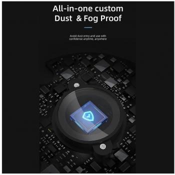 Cámara Inspección Microscópica Inalámbrica HD USB, 1000X de Aumento, Compatible con Teléfono, Soporte Negro