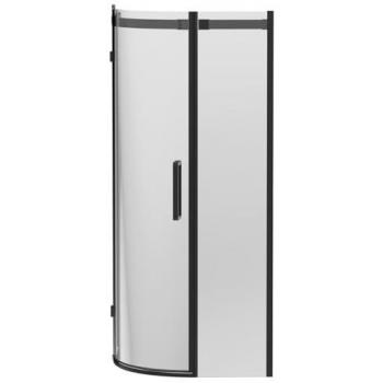 900mm Matt Black Quadrant Shower Enclosure
