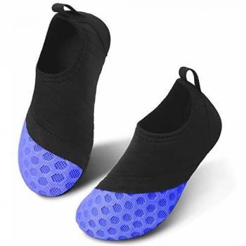 Wasser-Sport-Socken JIASUQI – Kinderleichtgewicht, Pool & Gymnastik, Schwarz-Blau, EU 24/25