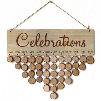 Rustic Birthday Reminder Plaque