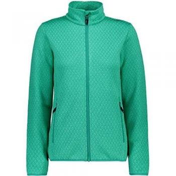 Jacke Fleece Femme Strick Mint‑Aqua