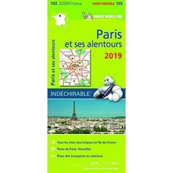 Michelin Paris et ses alentours 2019: Zoom Karte widerstandsfähig 1:90.000 (MICHELIN Zoomkarten)
