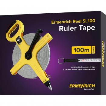 Cinta métrica resistente al agua para topografía Ermenrich Reel SL100