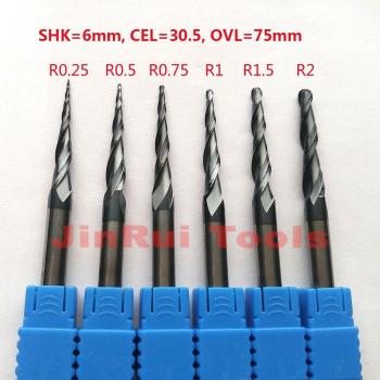 Fresa de Carburo Sólido 75mm con Vástago de 6mm