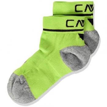 Calcetines CMP Running de Algodón, Infantil, Limeade-Antracite, 28 x 30