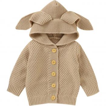 Pull Petit Fille Lapin Manteau à Capuche 0-24M