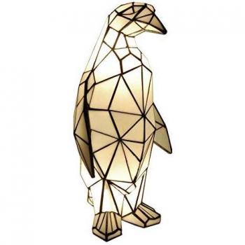 Lampada da Comodino Giallo Pinguino Sfaccettato