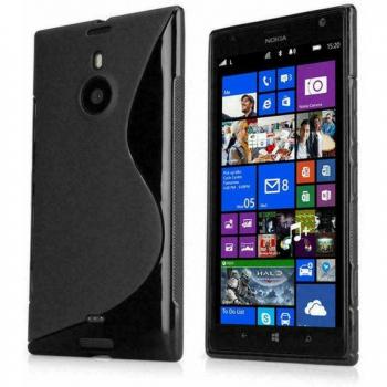 Fonejacket Nokia Lumia 1320 S-Line Case TPU Silicone Gel Skin Black