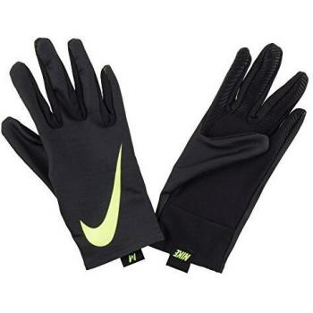 NIKE Pro Baselayer Guantes Mujer, Negro/Volt, M