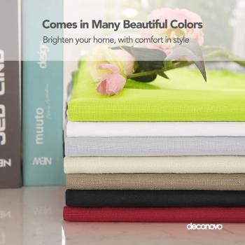 Table Nappe Lin Blanche 140x240 cm, résistant à l’humidité