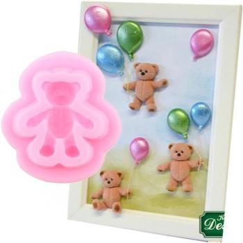 Oso 3D Pastel de Cumpleaños