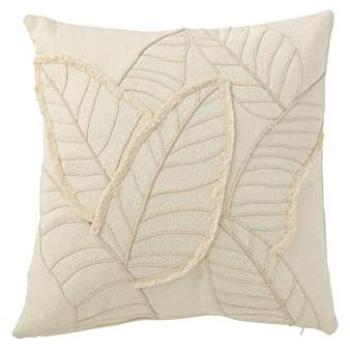 Coussin J-LINE Feuille Textile 43x43 cm