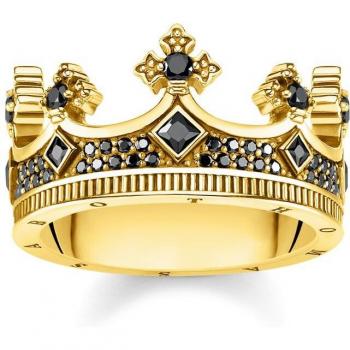 Thomas Sabo REBEL AT HEART Ring in Gold und Schwarz