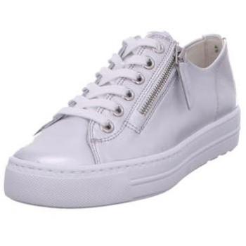 Paul Green Damen Sneakers Super Soft Schnürer Silber Größe 39