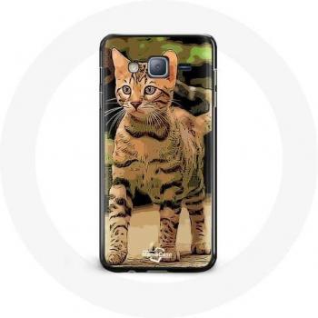 Estuche Samsung Galaxy A3 Bengal Mascota Animada
